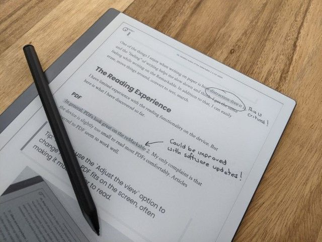 An example reMarkable 2 PDF document.
