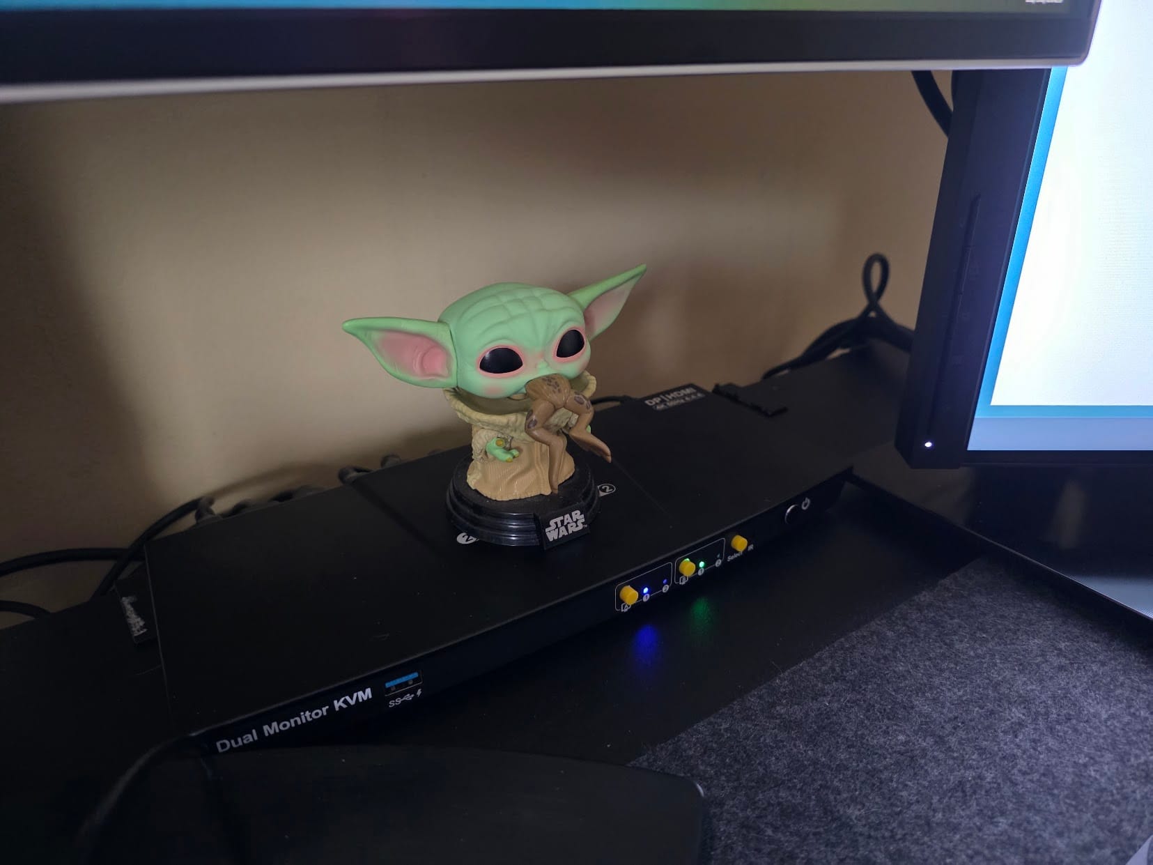 The addition of a KVM switch